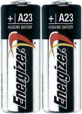 2 x Energizer A23 Battery 12Volt 23AE 21/23 23A 23GA MN21 12v NEW Sealed   