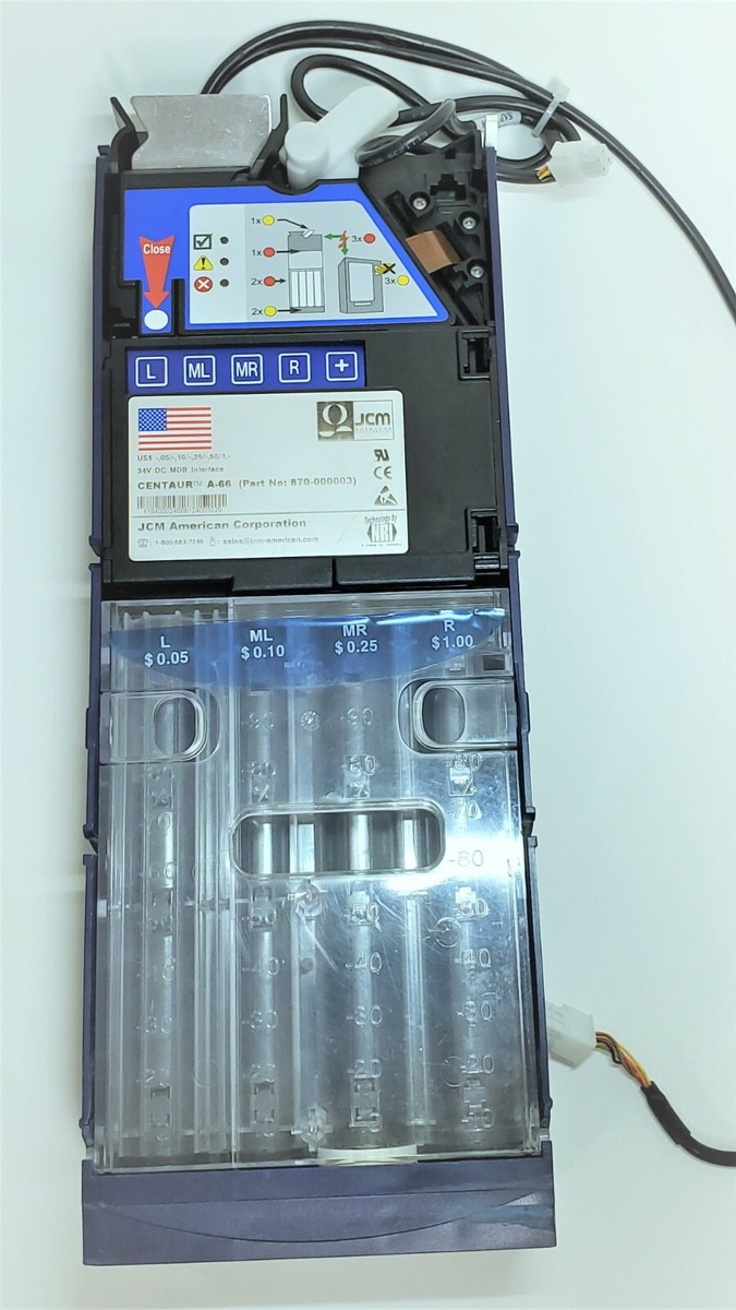 その他 Command and Conquer RF Crane National Rejectors Inc. A66 4 tube MDB 34v Coin