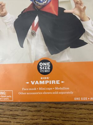 Hyde And Eek Halloween Costume Vampire Size OS | eBay