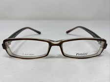 Parade Eyewear 1704 Coffee 51-17-135 Brown Full Rim Eyeglasses Frame AU36