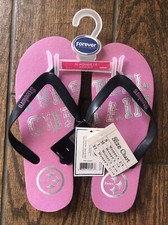 Pittsburgh Steelers Pink Flip Flop Sandals Women Medium Sizes 7-8 New NWT