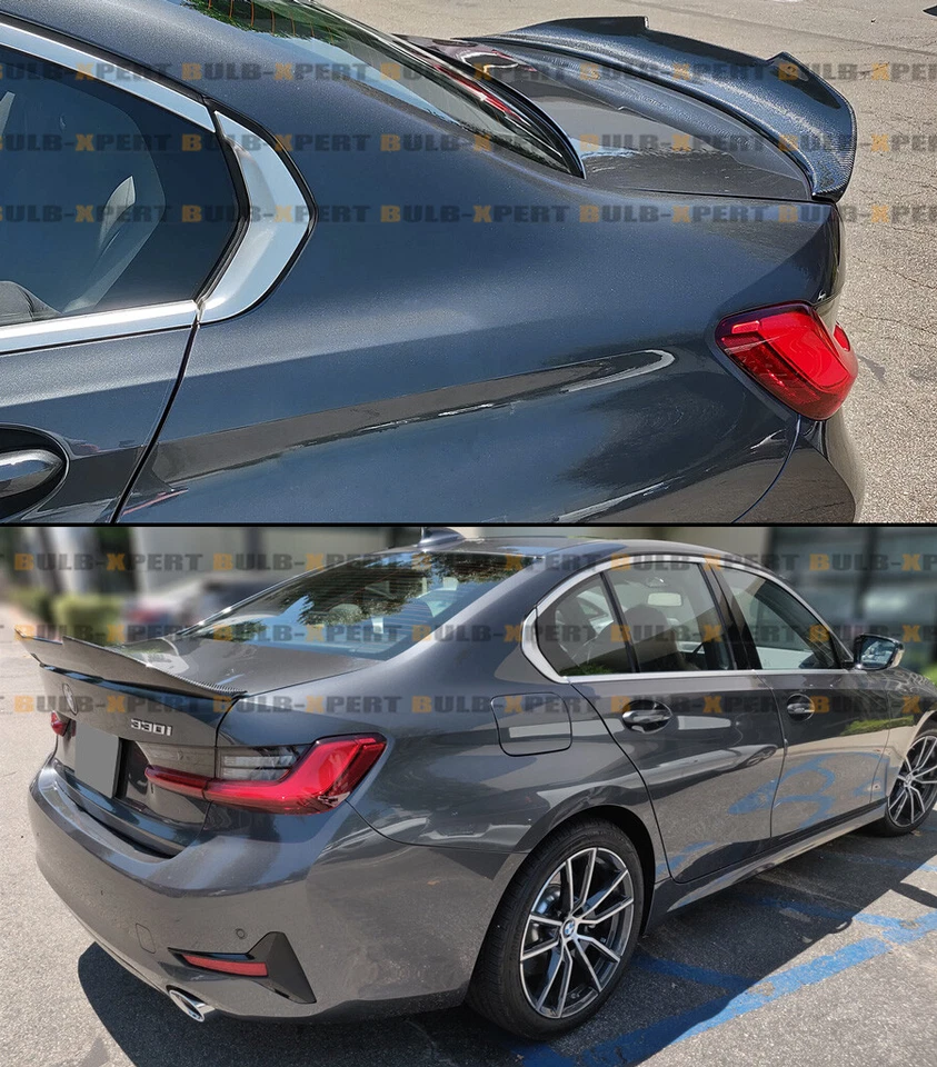 适用于 19-25 宝马 G20 330i G80 M3 PS 风格 HIGHKICK 碳纤维旋转翼 — 第 4/4 张图片