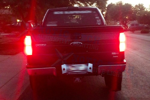 3157 4057R Red LED Tail Brake Light Bulb for Ford F-150 F-250 F-350 2002 - 2017 - Picture 10 of 11