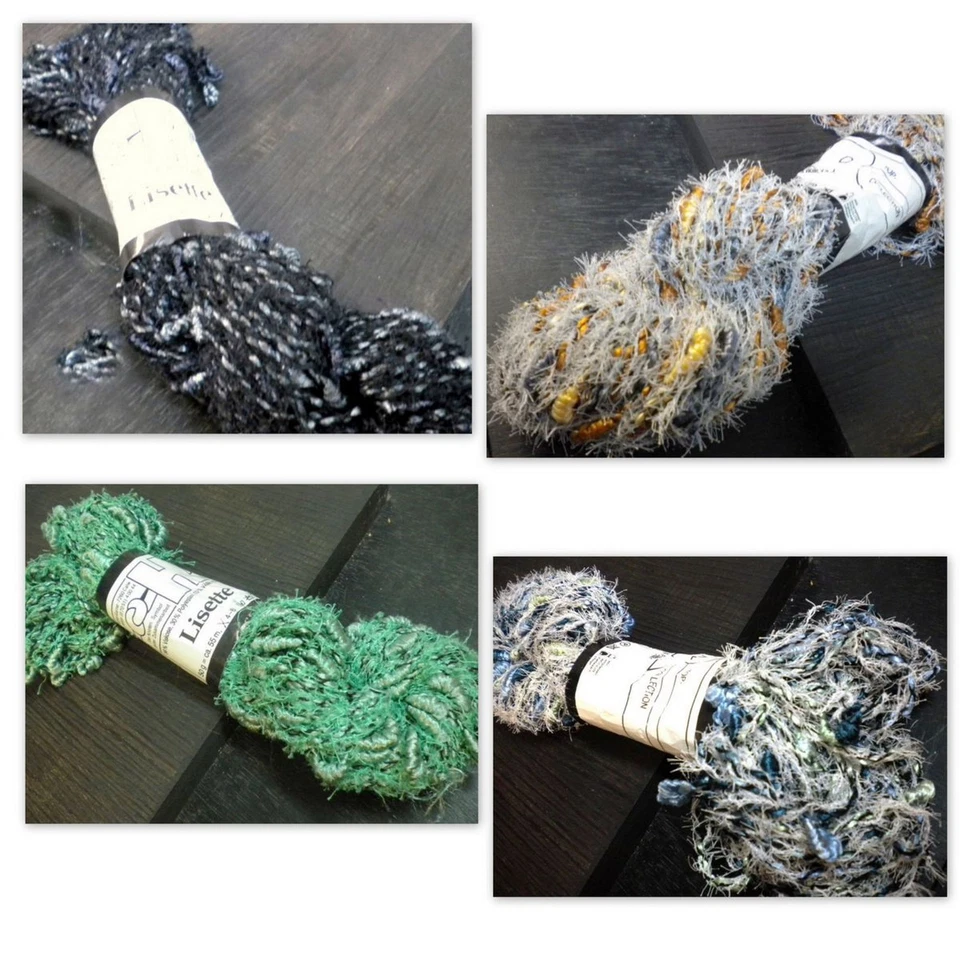 Effektgarn, Noppengarn, Pompons Vrillè Lurex 50g HR Rühle Vintage Retro - Bild 1 von 1