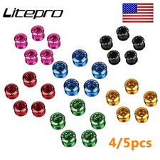 Litepro Bike Chainring Bolts 6.5 Single 8.5 Double Triple Speed Crank Nut Screws