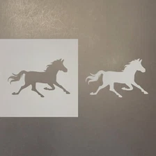 Running Horse Plastic Mylar Stencil Airbrush Painting Art Supplies