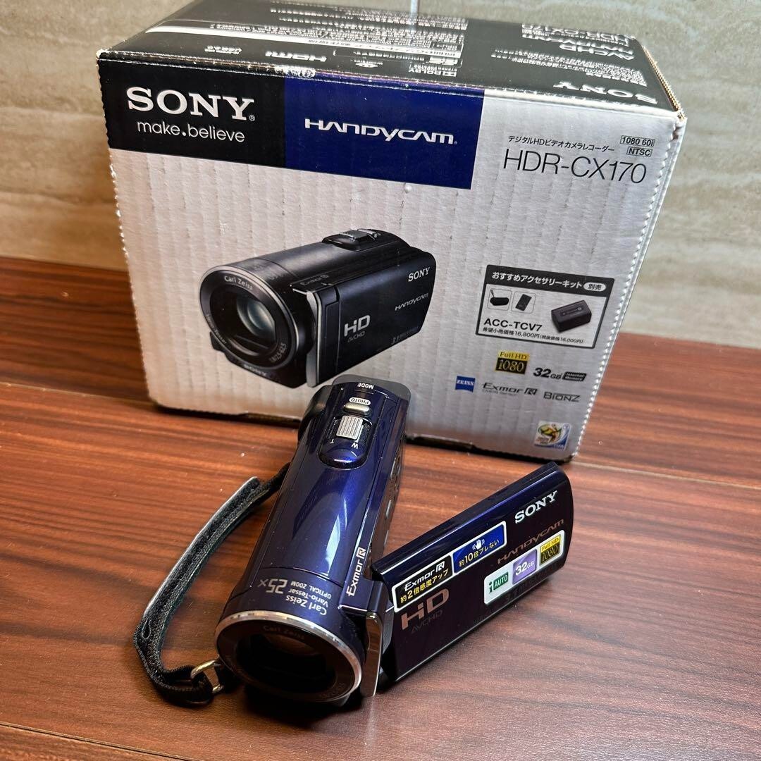 【美品】Sony Handycam HDR-CX170 SONY HDR-CX170(B) Video Camera 2446 From Japan | eBay