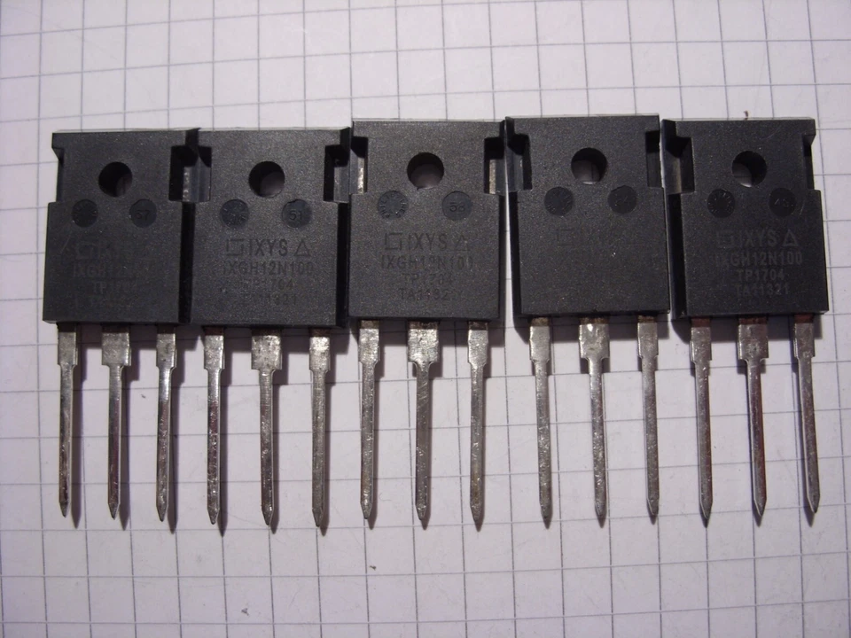 5 x IXGH12N100 MOSFET Transistor Lot1111