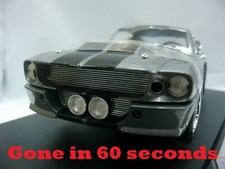 Shelby Ford Mustang GT500E Eleanor Gone in 60 Sec 1st E 1:18 Shelby da collezione