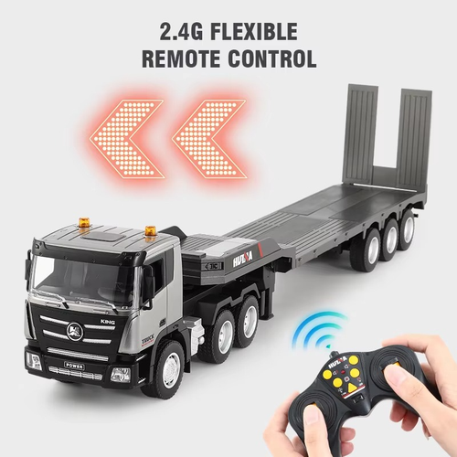 Huina RC Flat Truck - 9CH Alloy - 1:24 Scale - 2.4G Trailer - Gift! - Zdjęcie 3 z 6