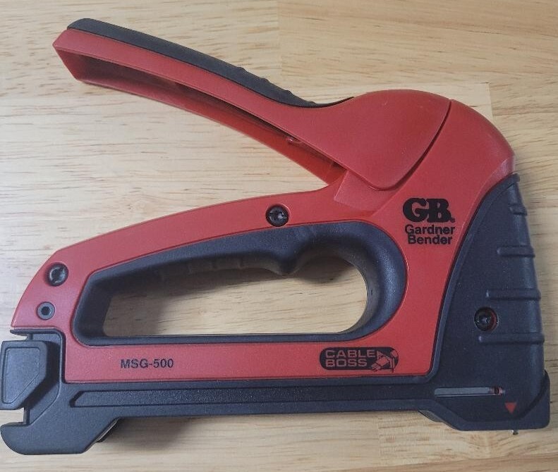 Gardner Bender MSG500 HeavyDuty Cable Boss Staple Gun Red **NEW eBay