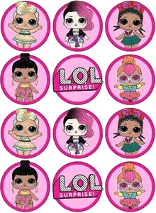 Details About 12 Mini Cialde Ostie Per Cupcakes Bambole Lol Surprise Cupcake Cup Cake Cm69