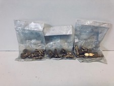 QTY. (15) NOS! PARKER 1/4"HOSE BARB PIPE X 1/4"NPT BRASS FITIINGS