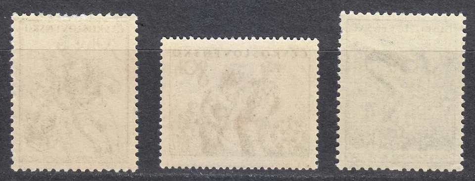 Checoslovaquia 1954 MNH Mi 856-857 Sc 642-644 corredores, nadadores, grupo de excursionistas ** Foto 2 de 2