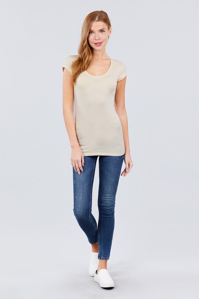 Cute Success Print Short Sleeve Round Neck Grey 100% Cotton T-Shirt for Women main image 0