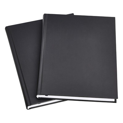 Amazon Basics Professional Journal, 10.5X7.5 inches, Black, 2-Pack 