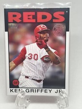 2021 Topps #86B-14 Ken Griffey Jr., Reds - 1986 Topps Baseball 35th Anniversary