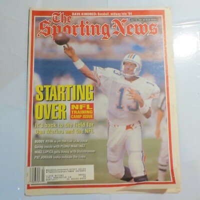 The Sporting News Magazine July 18 1994 Dan Marino NFL Buddy Ryan 5S