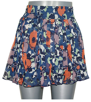 Minirock Mini Rock Röcke Blumenmotiv Sommerrock Sommerröcke Cordon Mini Damen