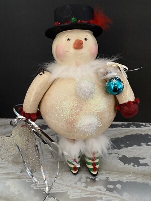 Larkspur Lane (Silvestri) Lib Commings -Mead Snowman Shelf Sitter