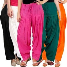 Cotton Salwar Women Bottom Wear Shalwar Dress Loose Pants Indian Yoga Pant