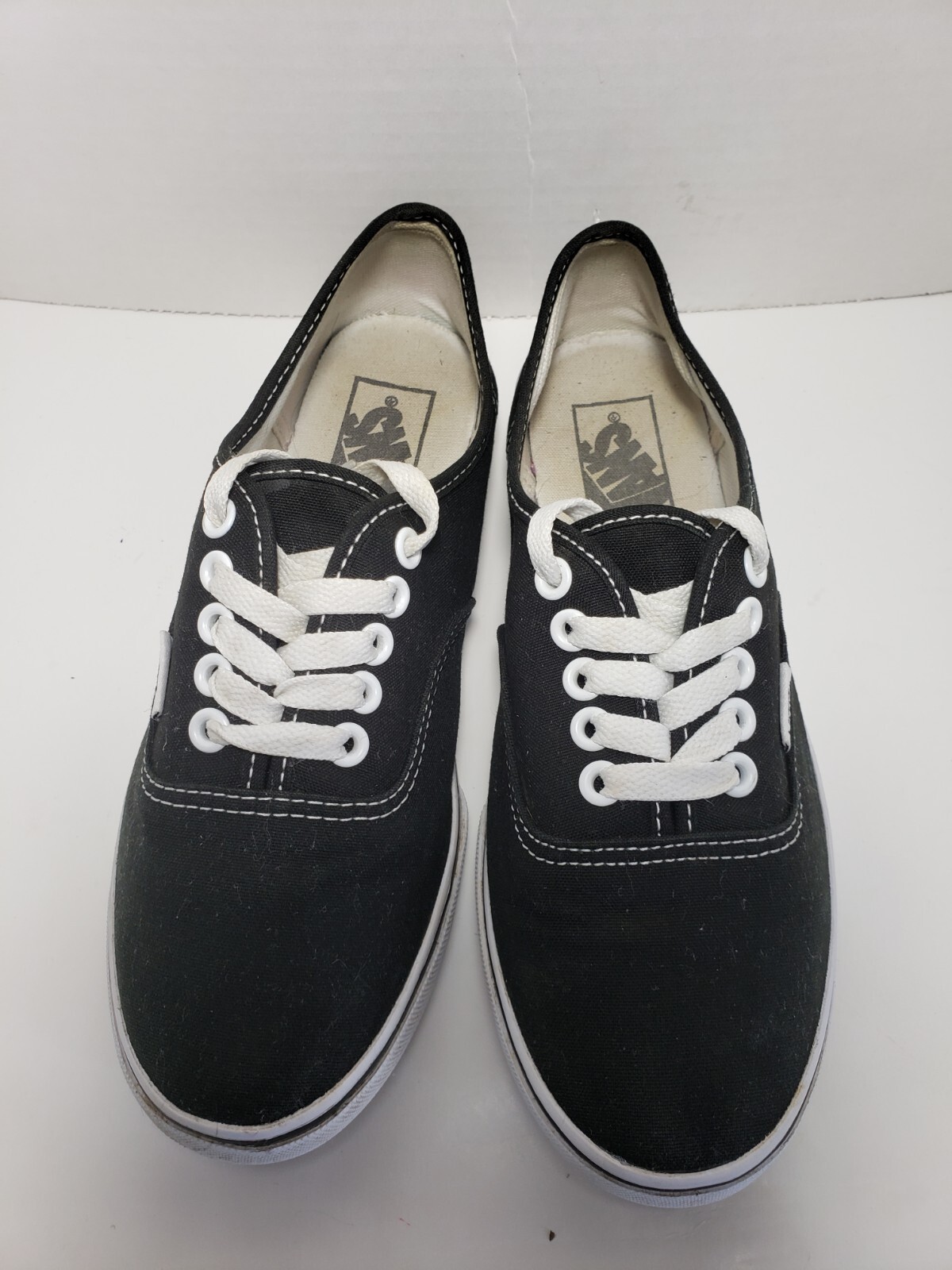 Vans Authentic Unisex Black/ White Fashion Sneaker W … Gem