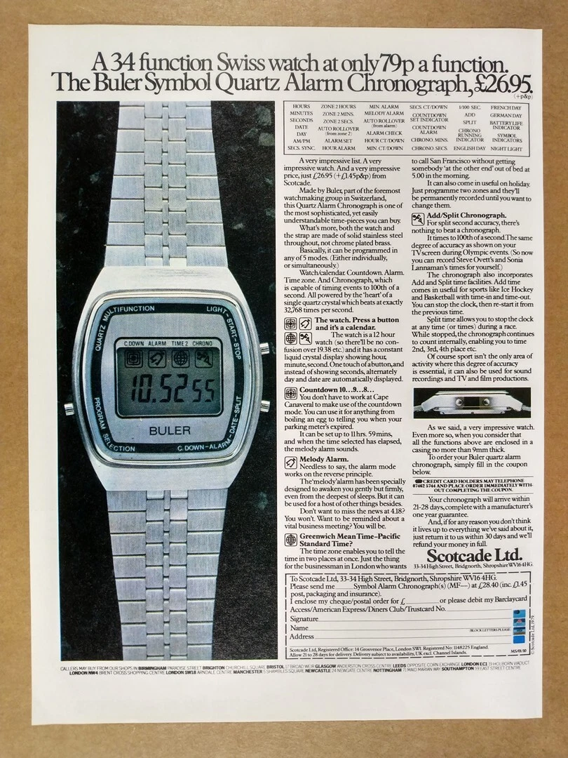 Buler digital best sale watch
