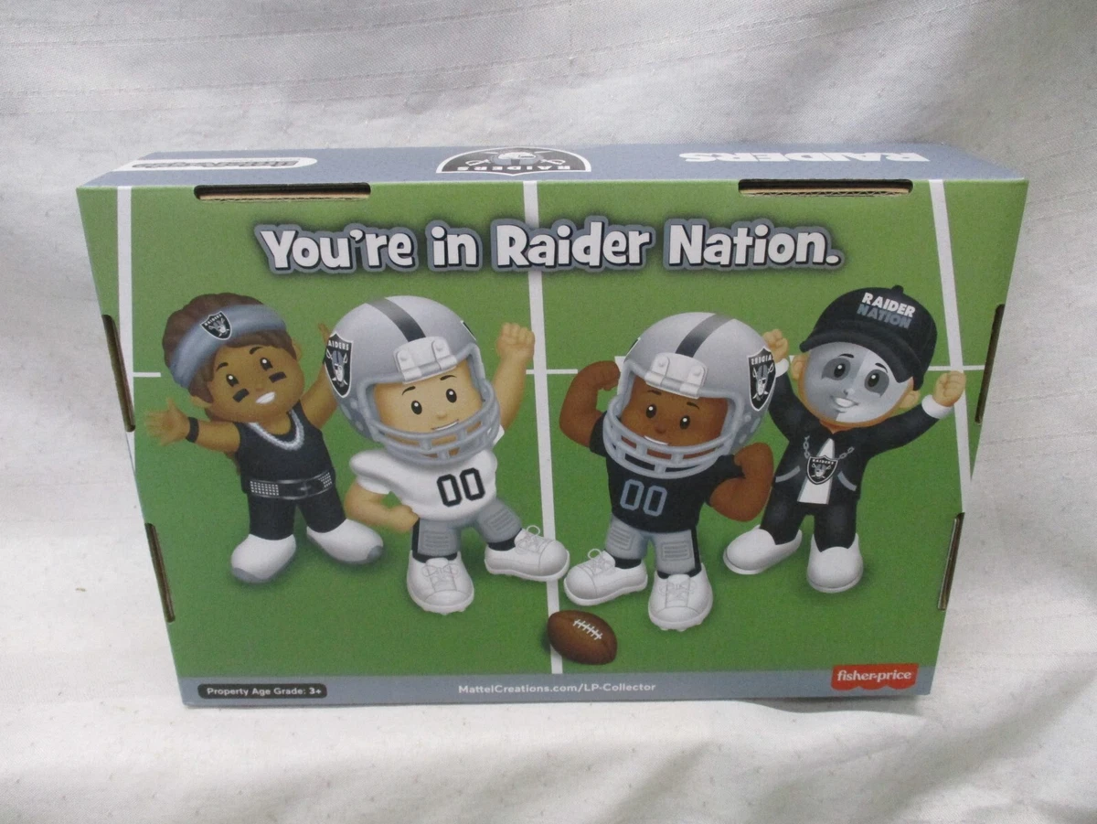 Fisher-Price Little People Las Vegas Raiders Four-Piece NFL Collector Set