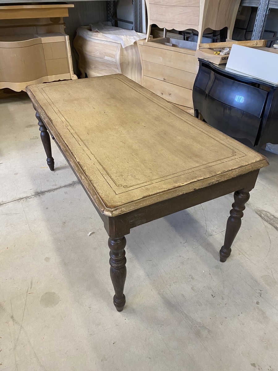 Tavolo Antico Toscano Laccato Restaurato Bellissimo