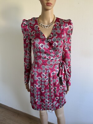 Morgan Portemonnaie Kleid rosa Satin Gr. 34 ungetragen 