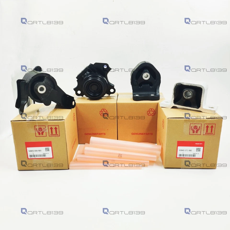 4pcs Engine Motor & Transmission Mount for 2003-2006 Honda Element l4 2.4L AUTO Foto 2 de 4