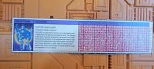 Authentic Transformers G1 Scourge Tech Spec Bio Card See Pictures
