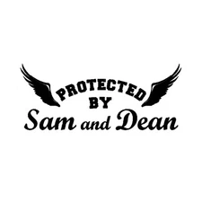Decal Vinyl Truck Car Sticker - TV Supernatural Protected By Sam And Dean