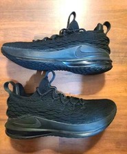 nike lebron 15 low triple black