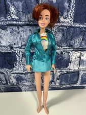 Rare Vtg GTI Anastasia Galoob Paris Fashion Doll 1997 TM &97 Fox Blue Rainbow