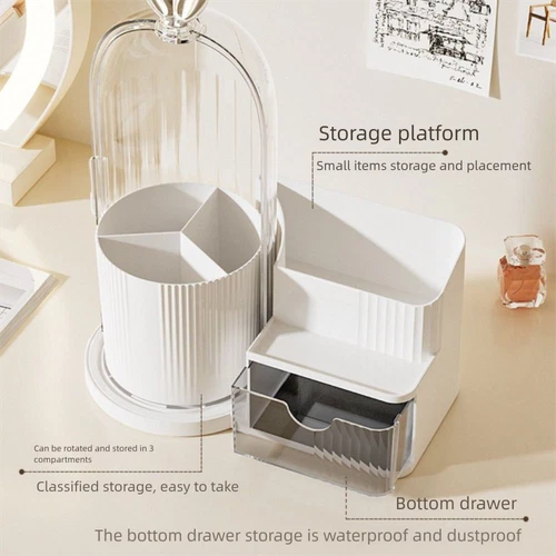 PP Makeup Brushes Storage Box Cosmetic Brush Holder  Living Room - Picture 9 of 18