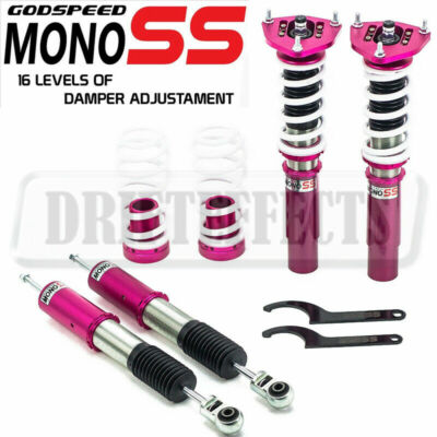 FOR VW BEETLE NONE-R 2012-19 GODSPEED MONOSS COILOVER KIT 54.5MM FRONT CLAMP 