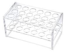 Beads Tube Holder or Lab Acrylic Stand Rack 18 Wells x 10ml Tubes-NO TUBES INCL