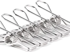 Heavy Duty Clothes Pins for Hanging Clothes Stainless Steel Clothespins for Lan
