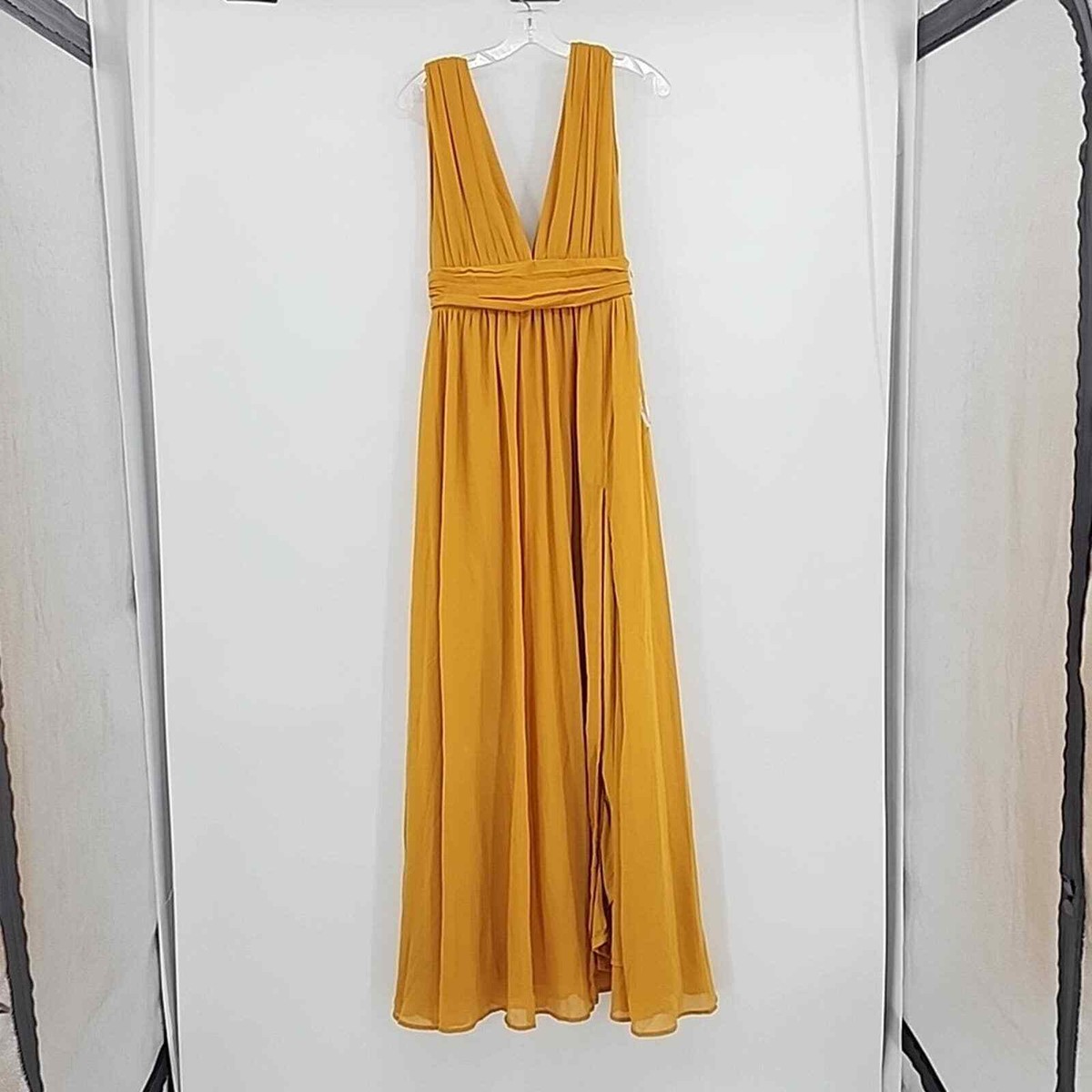 Lulus Heavenly Hues Marigold Yellow Maxi Dress Size S Lulus Heavenly Hues Marigold Yellow Maxi Dress Size S