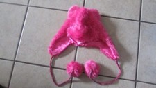 Claire's Girls Pink Winter Faux Fur Hat - Quilted - One Size - NWT  G 71 