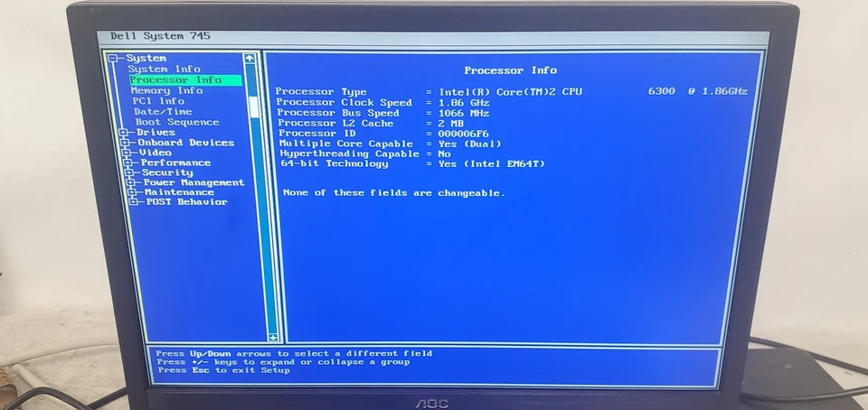 Vintage Gaming Dell OptiPlex 745 Computer Intel Core 2 1.86GHz 3GB RAM No HDD - Image 2 of 4