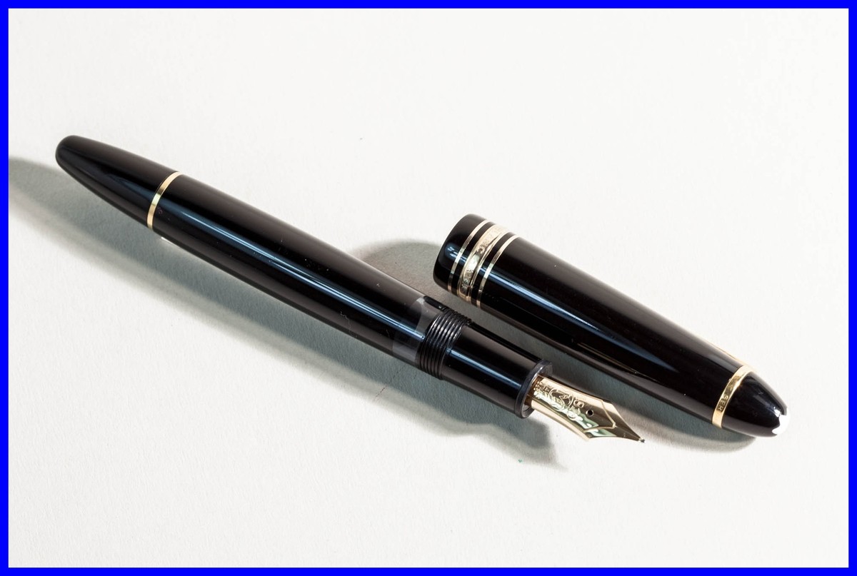 1993 LeGrand MONTBLANC 146 Kolben Füller m Medium 14k 585 GOLD