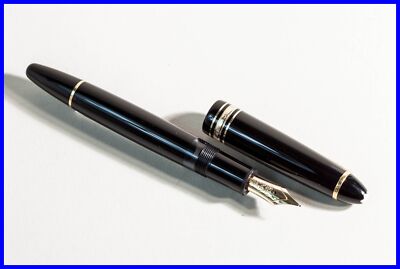 1993 LeGrand MONTBLANC 146 Kolben Füller m Medium 14k 585 GOLD