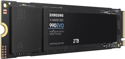 Samsung - 990 EVO SSD 2TB Internal SSD PCIe Gen 4x4 | Gen 5x2 M.2 2280, Speed...