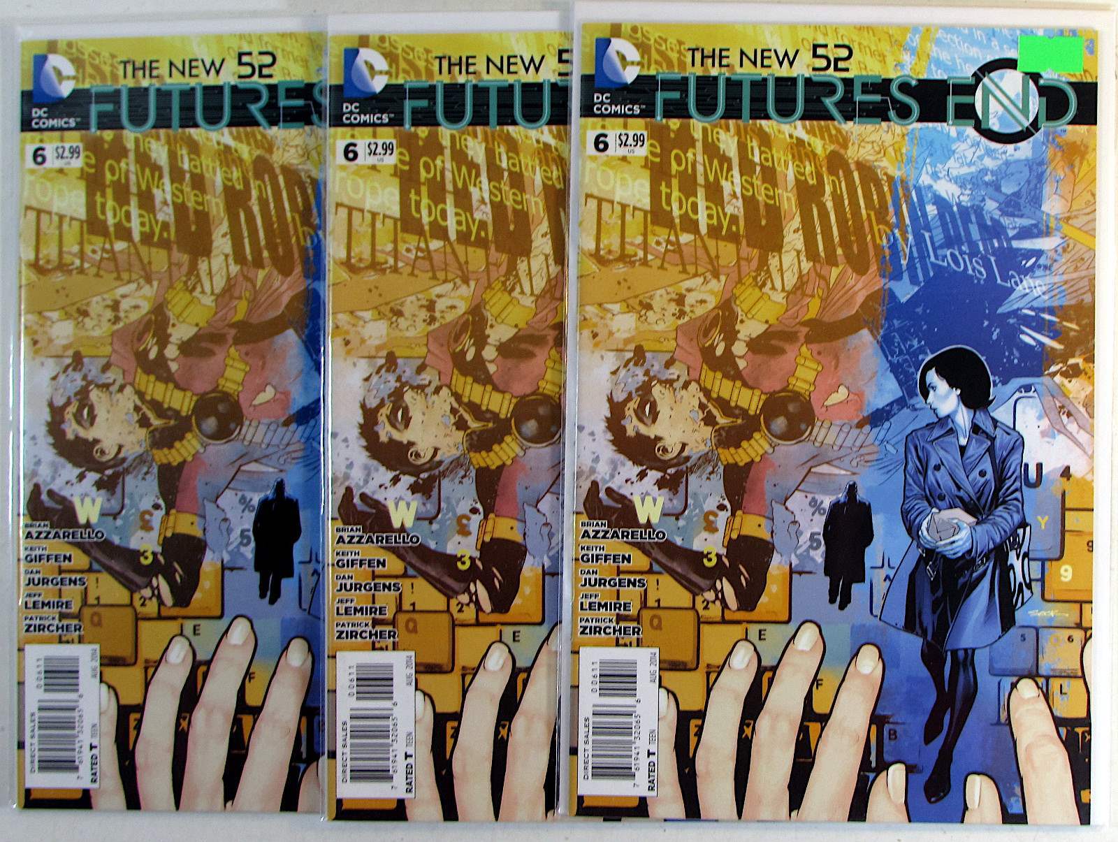 New 52 Futures End Lot of 3 #6 x3 DC Comics (2014) NM 1st Print Comic Books