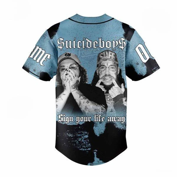 Suicideboys Grey Day Custom Baseball Jersey Style