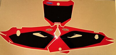 #ad 2002 2007 HONDA Polisport Restyle Plastic Gen2 CR125CR250 Number Plate Graphics $48.29