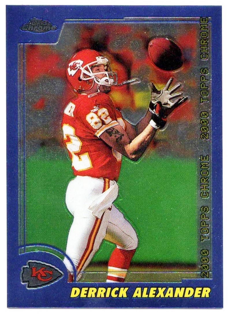 2000 Topps Chrome #159 Derrick Alexander Kansas City Chiefs Football Card