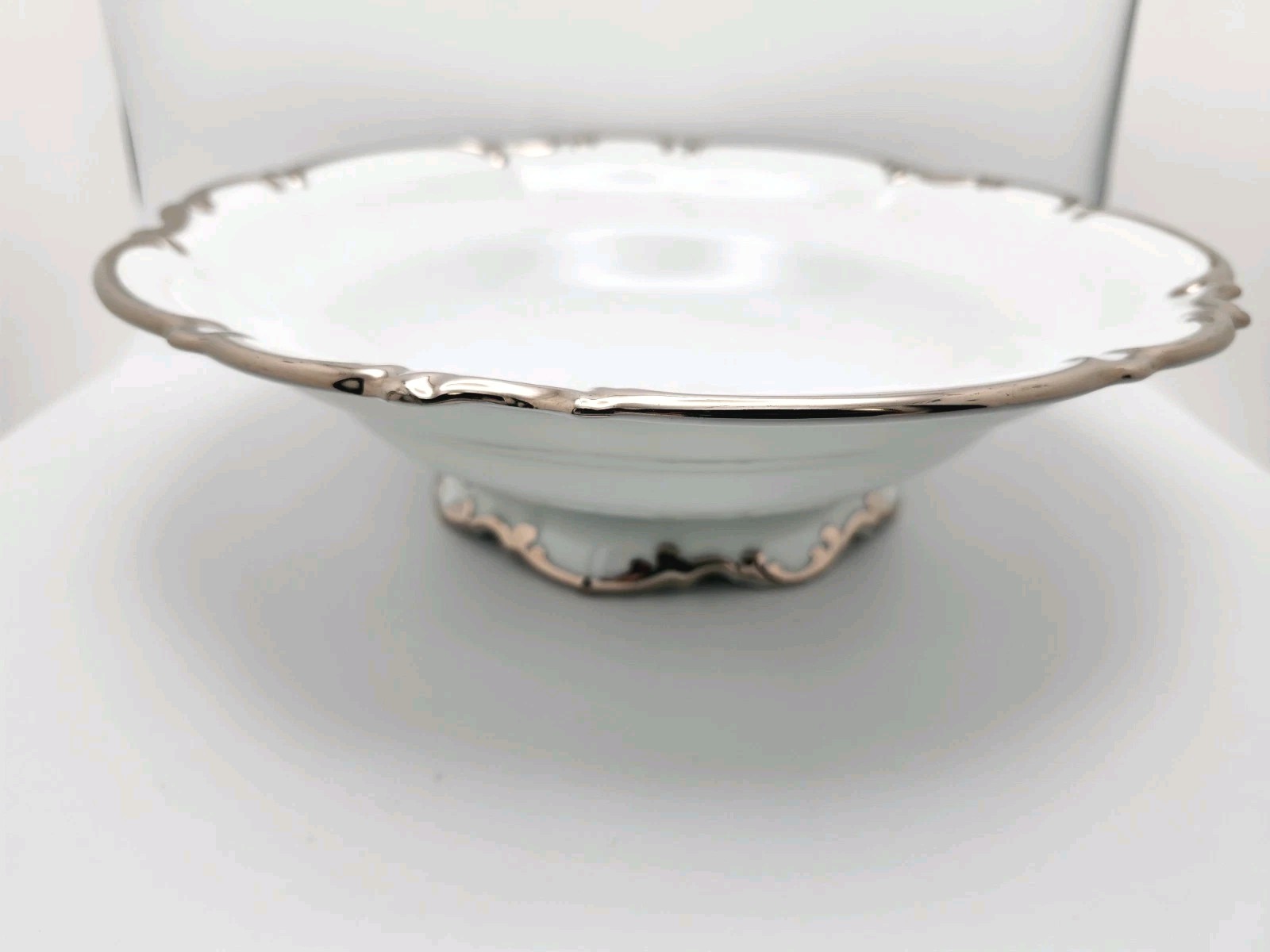Hutschenreuther Selb Bavaria Revere 8045 Porcelain Footed Serving Bowl 10.5”...